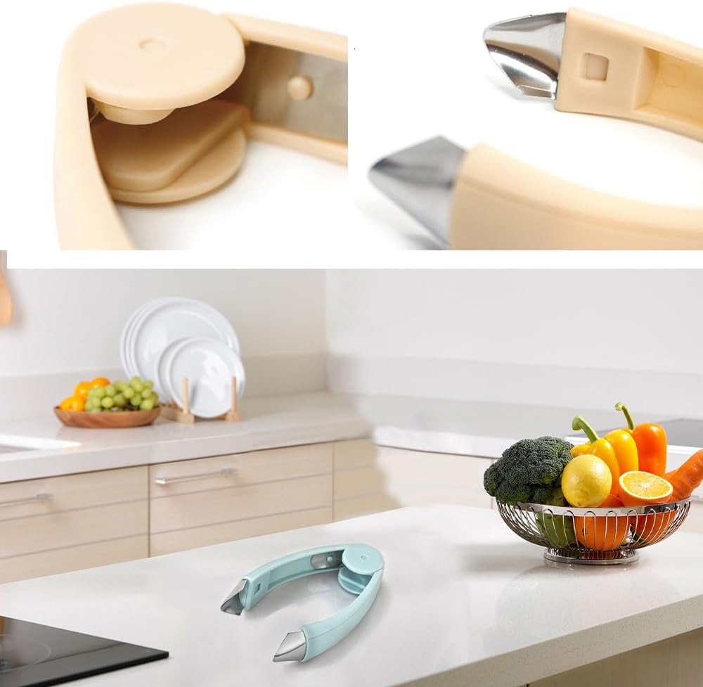 Pineapple Corer and Slicer Tool – 2-in-1 Stainless Steel Fruit Core Remover with Precision Claws | Compact Handheld Design for Pineapple, Guava, Pear & More
